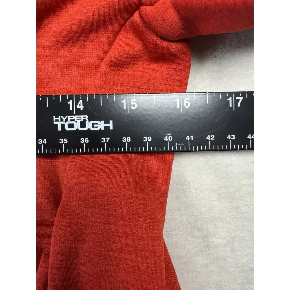 Nike Therma-FIT Boys Large Red Pullover Hoodie Baseball Swoosh Fleece